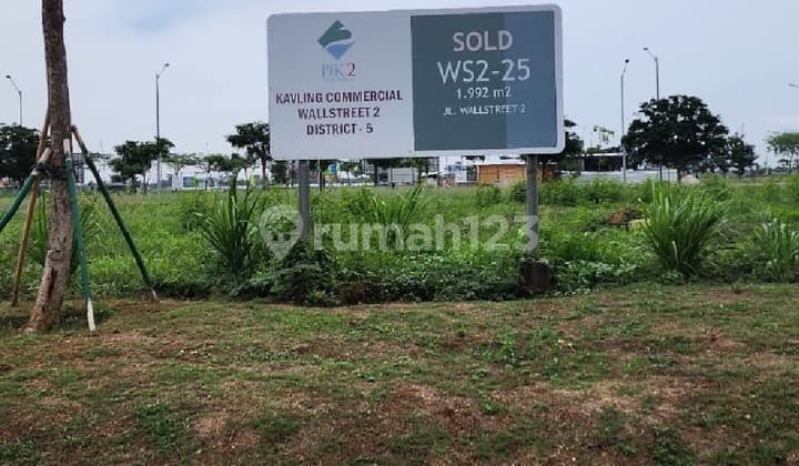 Cheapest Land in Wallstreet Pik2 Area, Size 1992 m²