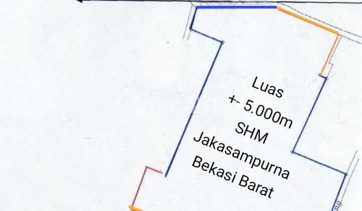 Dijual Tanah di Jl Raya Kalimalang Jakasampurna Bekasi Kota