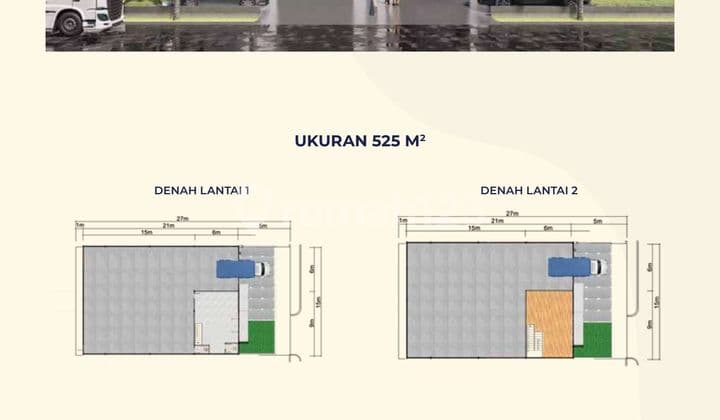 * For Sale - Gudang + Office Serbaguna (unit Baru!) Teluk Naga, Tangerang - Lokasi Strategis Di Kawasan Pergudangan
