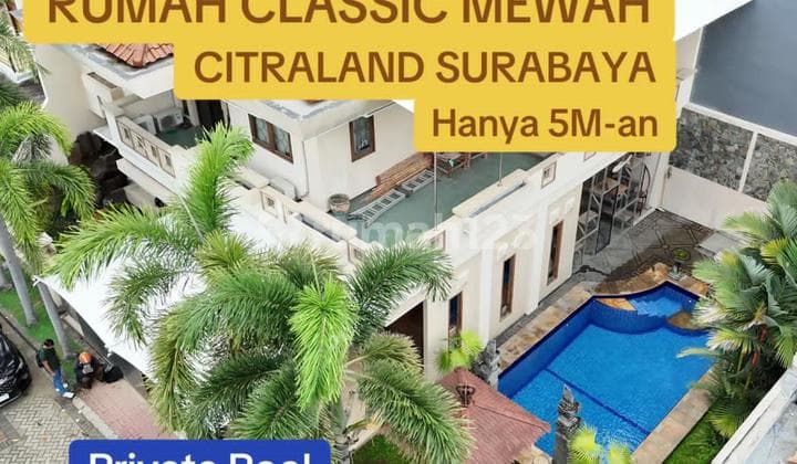 For Sale Villa House Gapura Garden Citraland West Surabaya