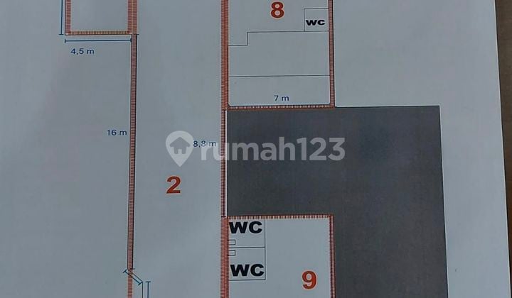 Bonus Land with Building in Hasyim Ashari, Central Jakarta
