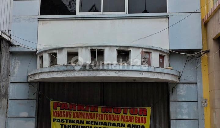 Tanah 208 M2 Bonus Bangunan 2 Lt Di Pertokoan Pasar Baru, Jakpus