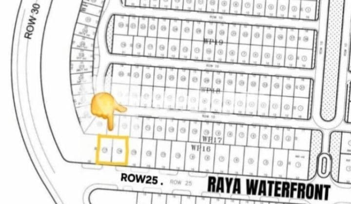 Dijual Tanah Kavling Waterfront Citraland Staretgis Siap Pakia