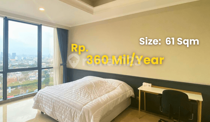 For Rent - 1 Bedroom Apartment At District 8 Senayan | 61 Sqm | Fully Furnished