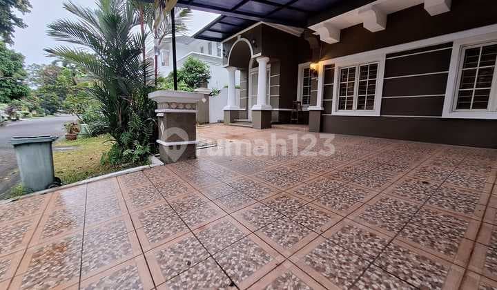 Rumah Bagus 2Lt Lingkungan Asri Furnished di Taman Mediteranean