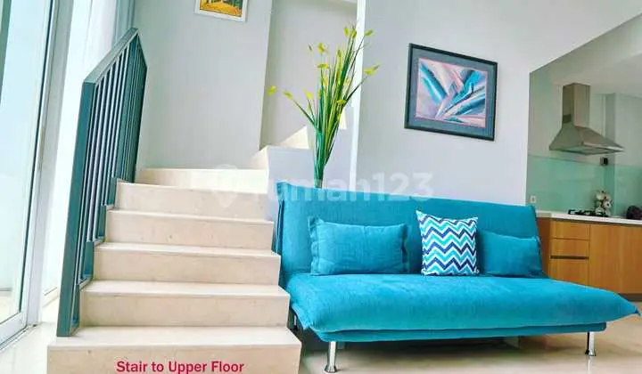 Apartemen One 8 Residence Loft - Full Furnish, View City, Siap Huni!
