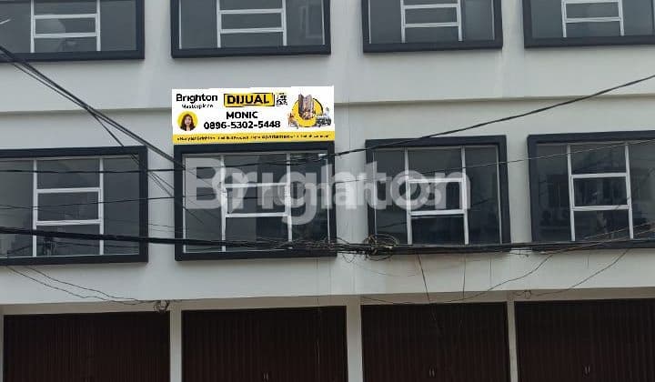 Ruko Baru 3,5 Lt Taman Ratu Dekat Tanjung Duren Daan Mogot Jakbar , Lokasi Strategis Siap Pakai