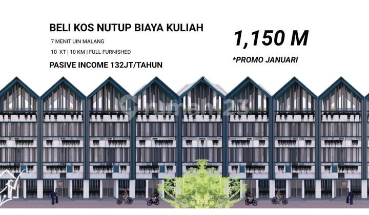 Beli Kost di Malang Dapat Mobil; Kost Cocok Invest
