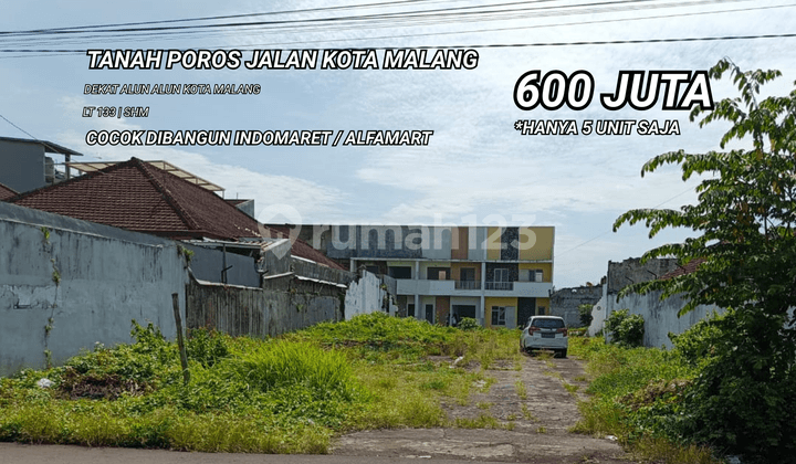 Tanah Siap Bangun Jalan Cocok Bangun Indomaret/Alfamart