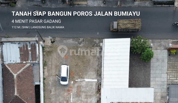 Tanah Poros Jalan Besar Bumiayu Kota Malang Siap Bangun