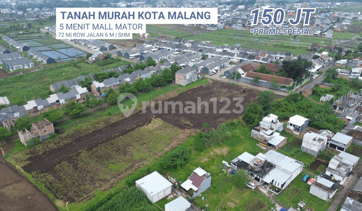 Tanah Dijual Kota Malang Dekat Unmer Lingkungan Perumahan