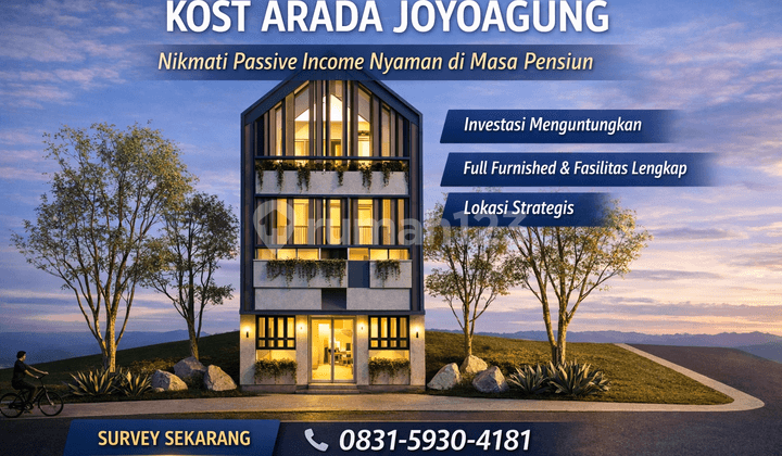 Kost Merjosari 8 Menit Kampus Ub Garansi Passive Income 132 Jt/Th