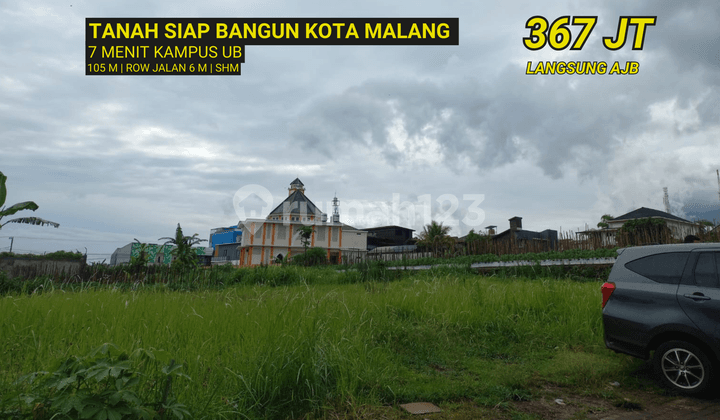 Tanah Siap Bangun Langsung AJB Cocok Bangun Kost atau Hunian