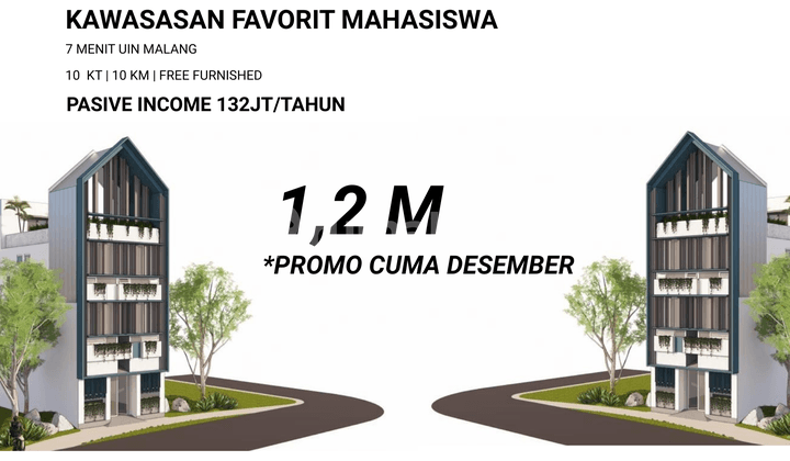 Kost Area Favorit Mahasiswa Daerah Dermo Dau