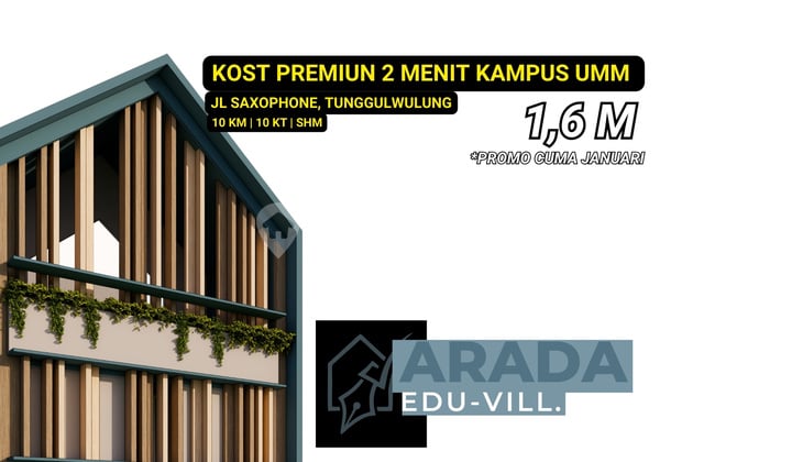 Pasive Income 180 Jt./Th Hanya 2 Menit Dari Kampus Umm Malang