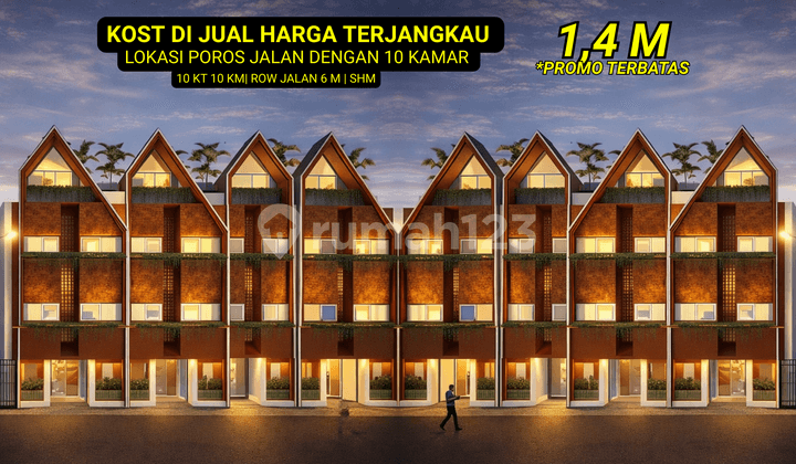 Student Housing, Easy Access to Landungsari Malang Main Road