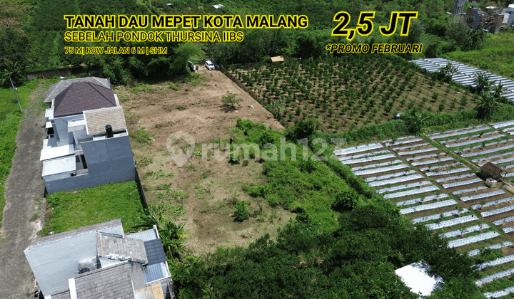 Tanah Murah Mepet Kota Malang Sebelah Pondok Thursina Iibs