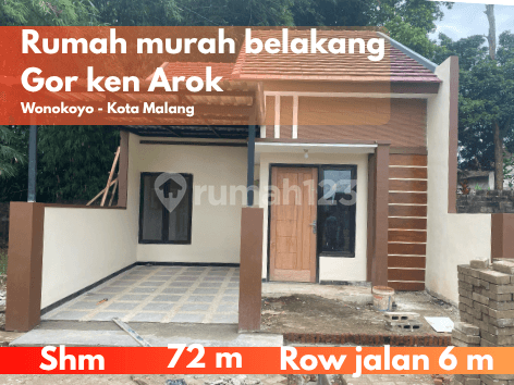 BU rumah di jual belakang gor ken arok Kota Malan
