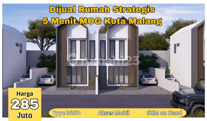 Rumah Modern Minimalis Sukun Kota Malang