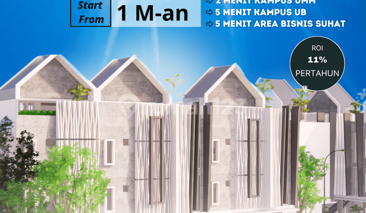 Rumah Kost Premium Poros Jalan 2 Menit Kampus Umm Kota Malang