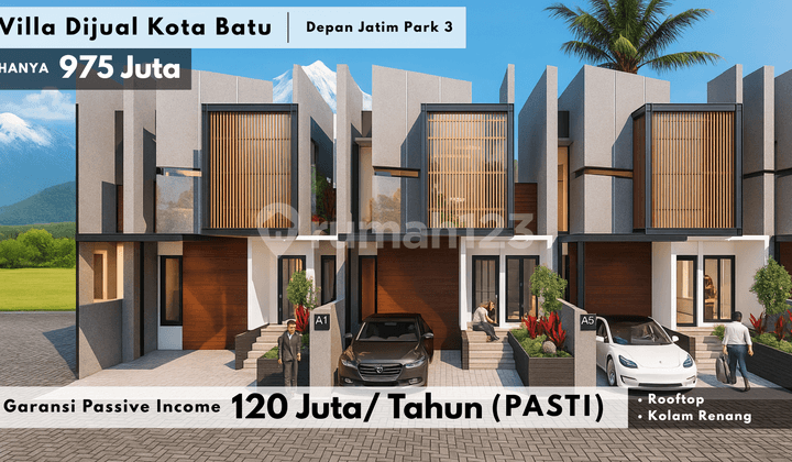 Dijual Villa Kota Batu Depan Jatim Park 3