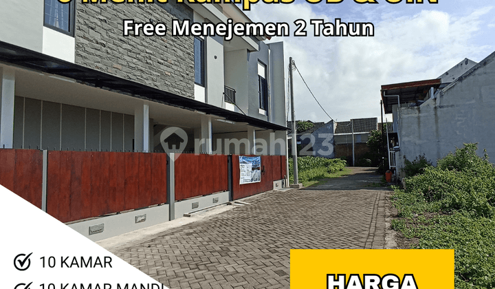 Rumah Kost Merjosari 6 Menit Kampus Ub Kota Malang