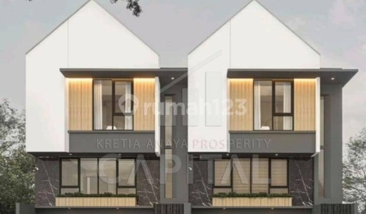 Rumah Baru Minimalis dengan Posisi Hook di Setraduta Bandung