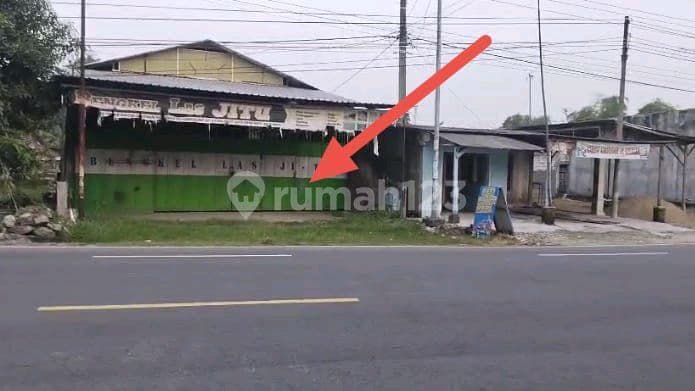 Dijual Gudang Ex Bengkel, Strategis Nol Jl.Raya Ngraho Bojonegoro