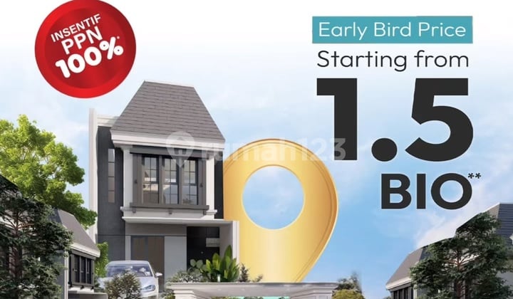 Tipe Blume Fortune Belleza Graha Raya Rumah 2 Lantai Dp 0%