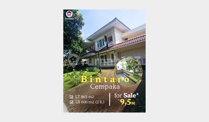 Hunian Luas Bagus Asri Nyaman dan Aman di Kawasan Bintaro