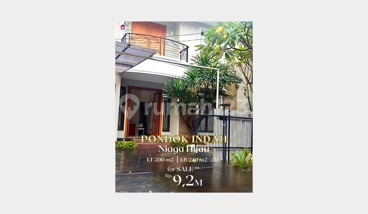 Rumah Lokasi Prestige di Pondok Indah Dekat Area Pondok Indah Mall