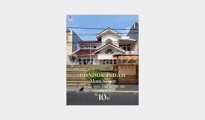 Rumah Lokasi Strategis Prestige di Pondok Indah - Jl. Alam Segar Dekat Pondok Indah Mall