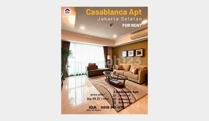 FOR RENT !!!!! Casablanca 2 BR Apt
