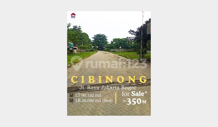 Properti Luas Cocok Pergudangan, Rs, Institusi Pendidikan