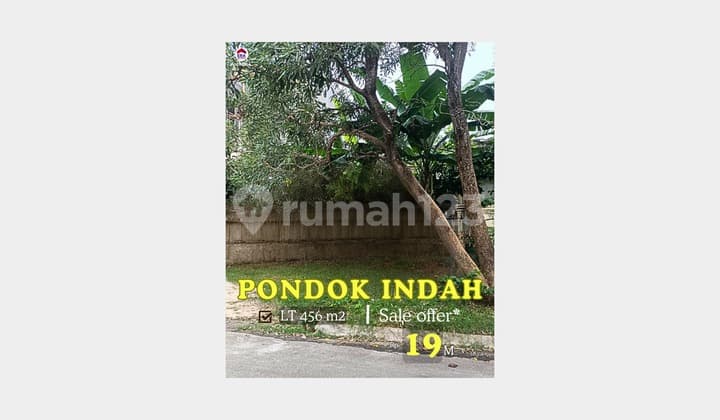Tanah SHM Pondok Indah Lokasi Strategis