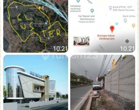 Dijual Tanah Daerah Gading Serpong Dekat Cilenggang Tanah Ukuran 3000 M2 Sertifikat SHM Daerah Bagus Dekat dengan Bpjs dan Dekat dengan Bremgra Indoor Climbing Gym
