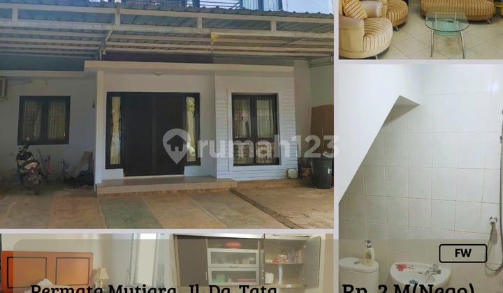 Dijual Rumah Cantik 2LT Siap Huni Permata Mutiara Dg Tata FW