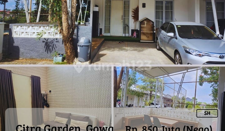 For Sell Rumah Minimalis 1LT Citra Garden Gowa Siap Huni SH