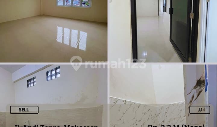 Dijual Ruko 3LT Poros Andi Tonro Strategis Ruko Baru Nego JJ