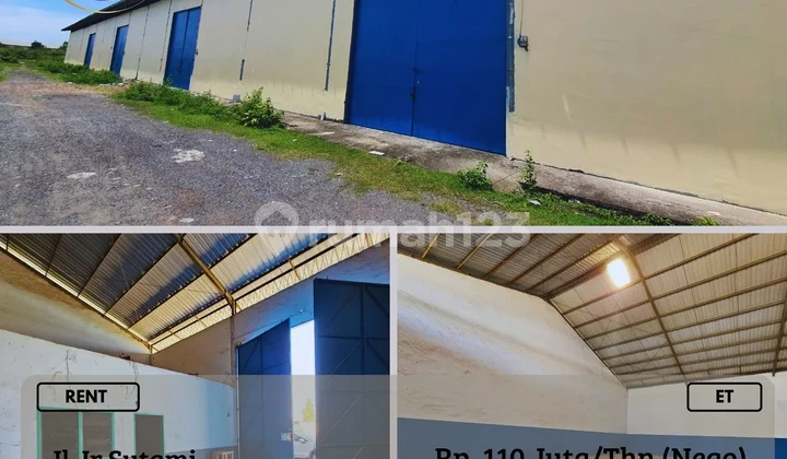 Disewakan Gudang Siap Pakai 1LT Jalan Ir. Sutami Biringkanaya ET