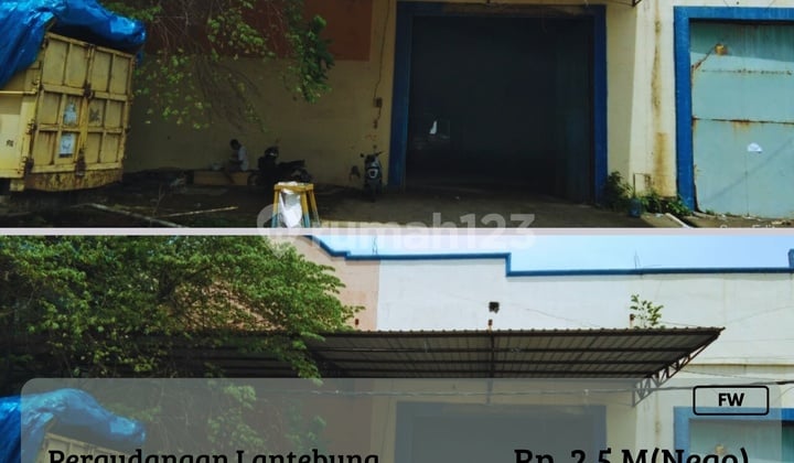Dijual Gudang 1LT Pergudangan Lantebung Siap Pakai Strategis FW