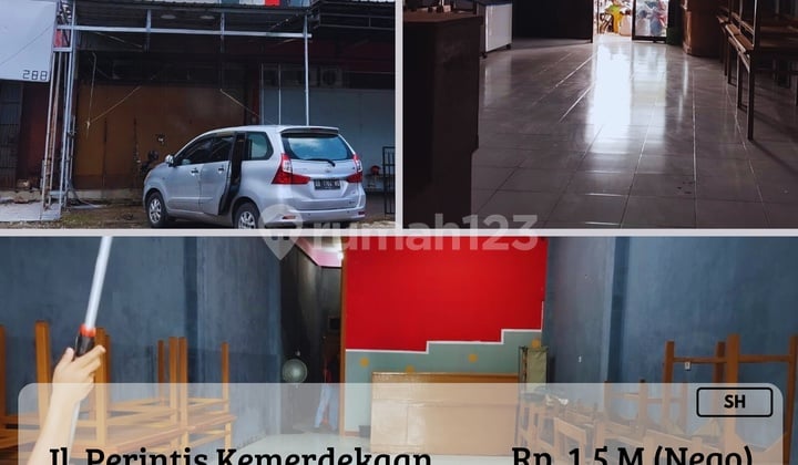 Dijual Murah Ruko 2LT Poros Perintis Kemerdekaan Siap Pakai SH