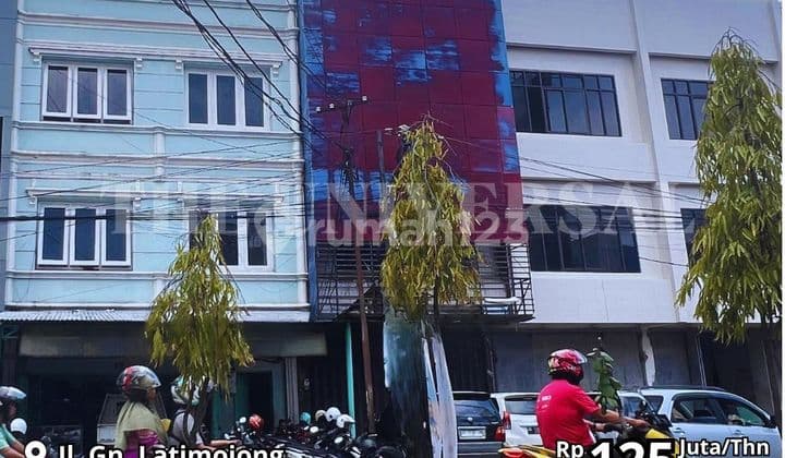 Disewakan Ruko 3LT Poros Gn. Latimojong Strategis Siap Pakai (MK)