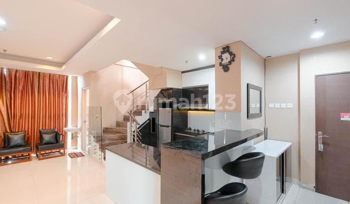 Dijual Murah Penthouse Tipe Loft Full Furnished Mewah Di Apartemen Sunter Park View Jakarta Utara