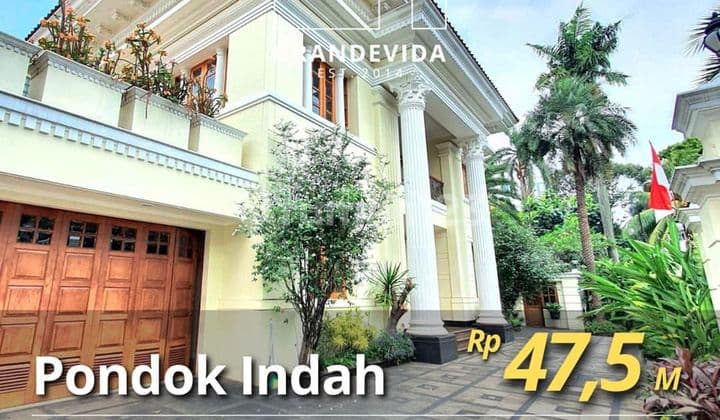 Rumah Mewah Unit Pojok 2 Lantai Full Marble Lokasi Strategis Dekat Ke Pim