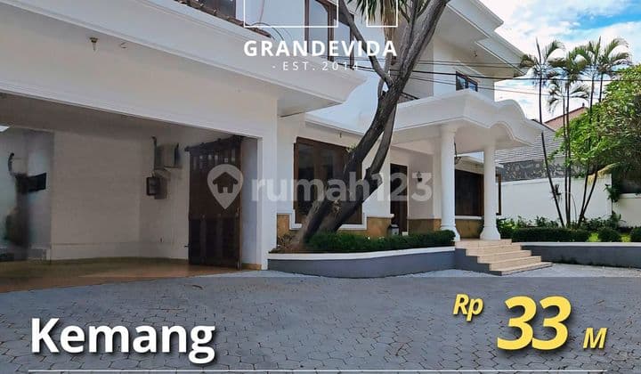 Cheapest Price, Land and Building Calculation Still Very Good, Flood-Free in South Kemang