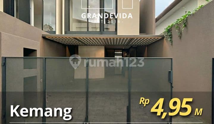 Bangunan Baru Rumah Minimalis 3 Lantai Sisa 1 Unit At Kemang Utara