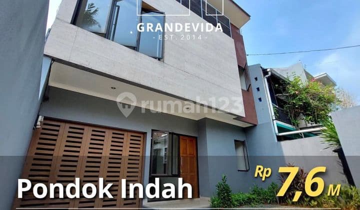Rumah Baru Area Tenang Jalan Lebar Dekat Ke Pim Design Modern Minimalis