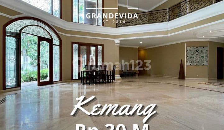 2-Storey House Large Building Spacious Land Good Location in Kemang Timur