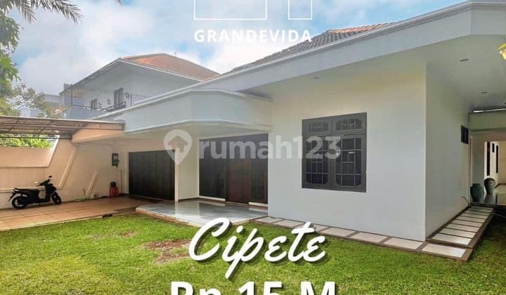 Super Cheap, Land Calculation, Ready-to-Occupy and Well-Maintained House, Hook Position Near MRT Station at Jl Gaharu